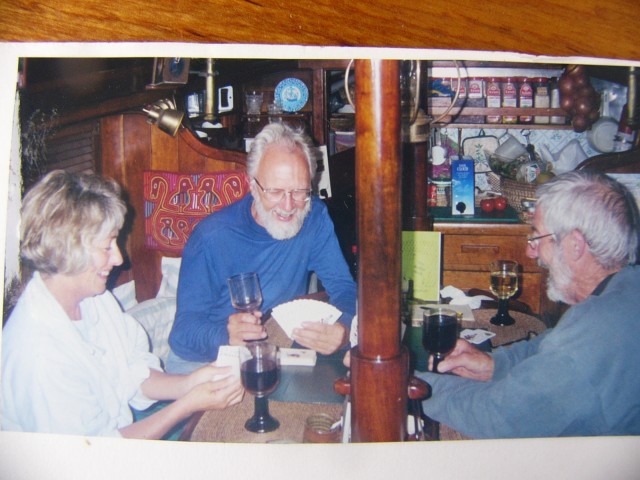 Edna, Ian, Jerry play bridge